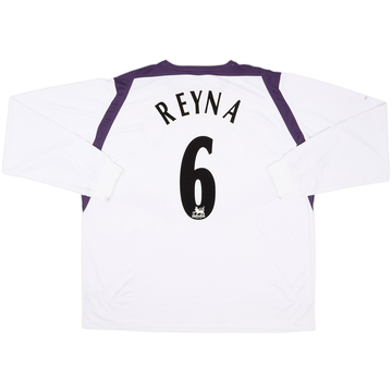 2004-05 Manchester City Away L/S Shirt Reyna #6 (XXL)