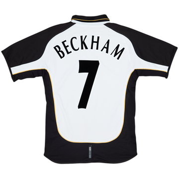 2001-02 Manchester United Centenary Away/Third Shirt Beckham #7 - 8/10 - (S)