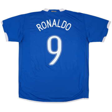 2006-07 Brazil Away Shirt Ronaldo #9 - 6/10 - (L)