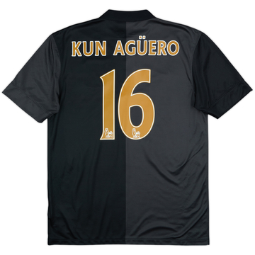 2013-14 Manchester City Away Shirt Kun Aguero #16 - 8/10 - (M)