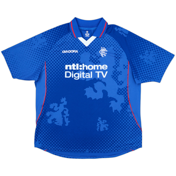 2002-03 Rangers Home Shirt - 9/10 - (XL)