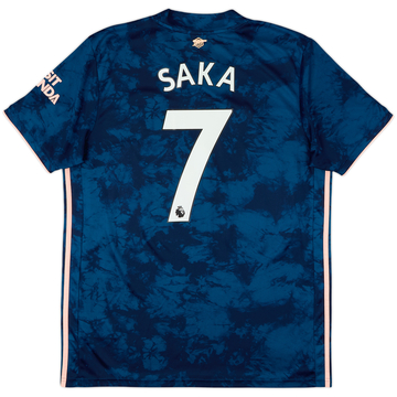 2020-21 Arsenal Third Shirt Saka #7 - 9/10 - (L)