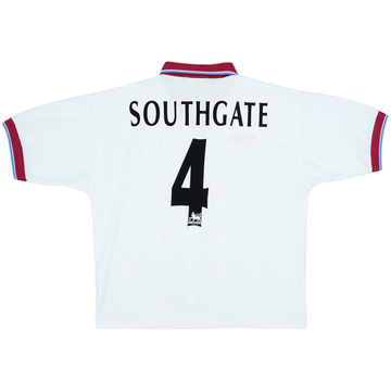 1996-98 Aston Villa Away Shirt Southgate #4 - 7/10 - (L)