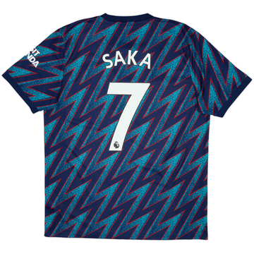 2021-22 Arsenal Third Shirt Saka #7 - 10/10 - (L)