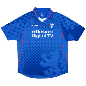 2002-03 Rangers Home Shirt - 8/10 - (L)
