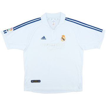 2001 Real Madrid Home Shirt - 4/10 - (XL)