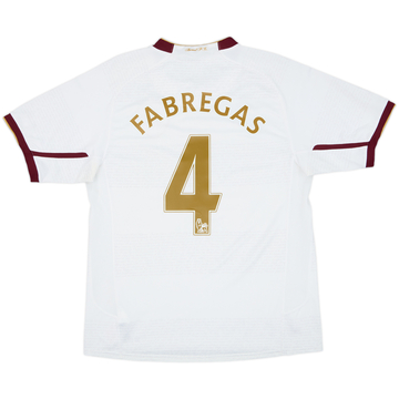 2007-08 Arsenal Away Shirt Fabregas #4 - 8/10 - (S)