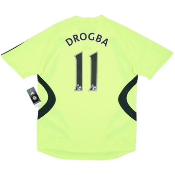 2007-08 Chelsea Away Shirt Drogba #11 (L)