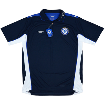 2005-06 Chelsea Umbro 1/4 Zip Polo Shirt (XL)