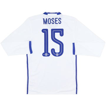 2016-17 Chelsea Player Issue Third L/S Shirt Moses #15 (M)