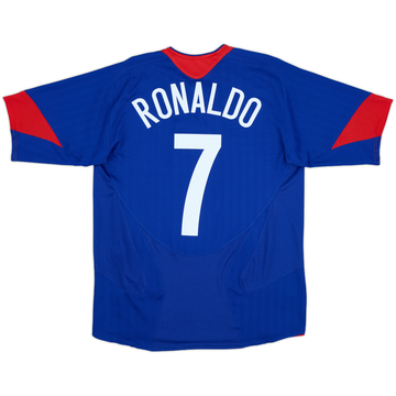 2005-06 Manchester United Away Shirt Ronaldo #7 (M)