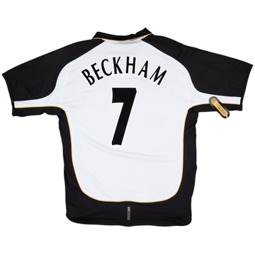 2001-02 Manchester United Centenary Away/Third Shirt Beckham #7 (XL)