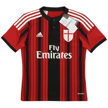 2014-15 AC Milan Home Shirt (M.Boys)