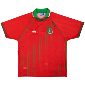 1994-96 Wales Home Shirt - 8/10 - (XL)