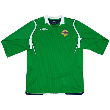 2008-10 Northern Ireland Home L/S Shirt - 10/10 - (L)