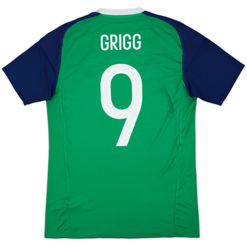 2016-17 Northern Ireland Home Shirt Grigg #9 - 6/10 - (S)