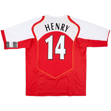 2004-05 Arsenal Home Shirt Henry #14 (XXL)