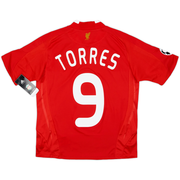 2008-10 Liverpool Home Shirt Torres #9 (M.Boys)