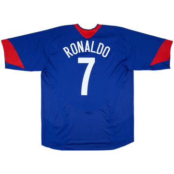 2005-06 Manchester United Away Shirt Ronaldo #7 (XXL)