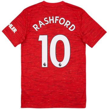 2020-21 Manchester United Home Shirt Rashford #10 (S)