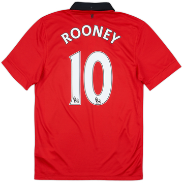 2013-14 Manchester United Home Shirt Rooney #10 (S)