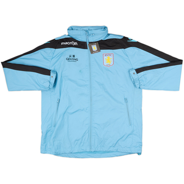 2012-13 Aston Villa Macron Hooded Rain Jacket (L)