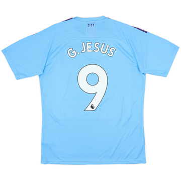 2019-20 Manchester City Home Shirt G.Jesus #9 (L)