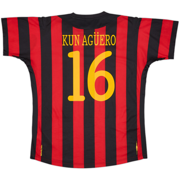 2011-12 Manchester City Away Shirt Kun Aguero #16 (L)