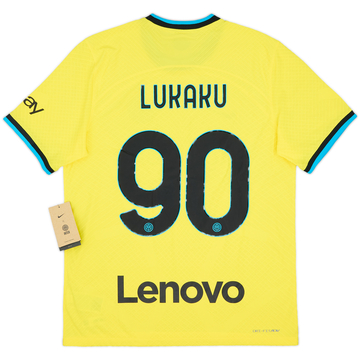 2022-23 Inter Milan Authentic Third Shirt Lukaku #90 (L)