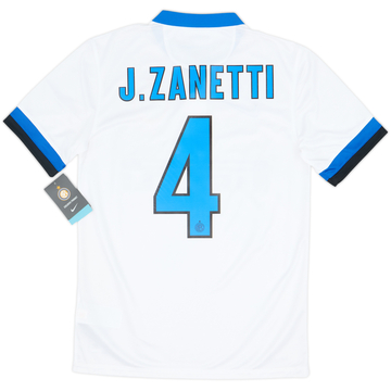 2013-14 Inter Milan Away Shirt J.Zanetti #4 (S)