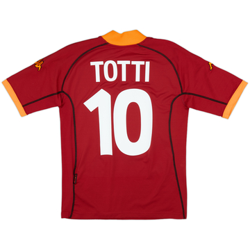2001-02 Roma Home Shirt Totti #10 (M)