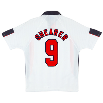 1997-99 England Home Shirt Shearer #9 - 7/10 - (M)