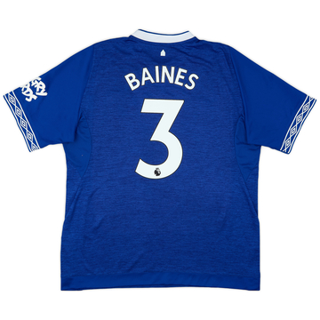 2018-19 Everton Home Shirt Baines #3 - 7/10 - (XXL)