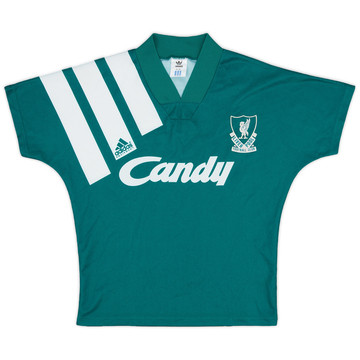 1991-92 Liverpool Away Shirt - 8/10 - (M.Boys)