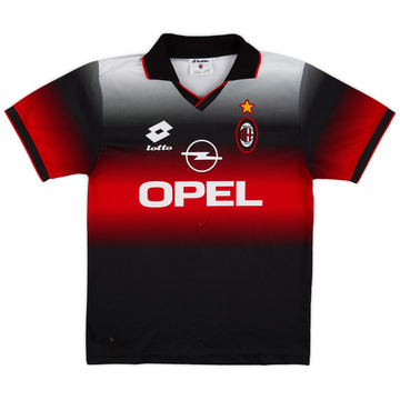 1995-96 AC Milan Lotto Training Shirt - 8/10 - (L)