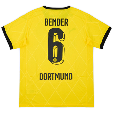 2015-16 Dortmund European Home Shirt Bender #6 (XL.Boys)