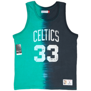2021-22 Boston Celtics Bird #33 Mitchell & Ness Hardwood Classics Sleeveless Tee (L)
