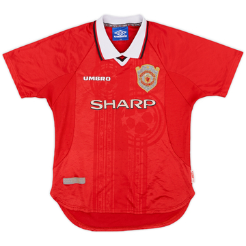 1997-00 Manchester United CL Shirt - 4/10 - (L.Boys)