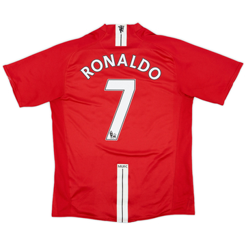 2007-09 Manchester United Home Shirt Ronaldo #7ES