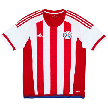 2015 Paraguay Copa America Home Shirt - 7/10 - (L)