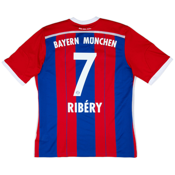 2014-15 Bayern Munich Home Shirt Ribery #7 - 8/10 - (S)