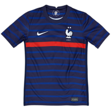 2020-21 France Home Shirt - 9/10 - (S.Boys)