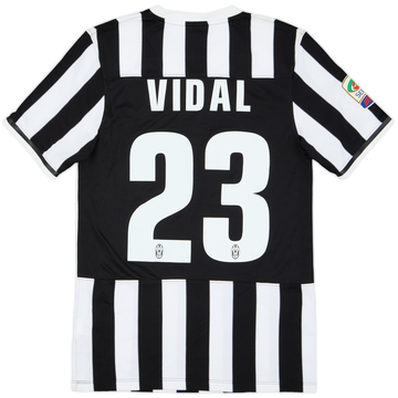 2013-14 Juventus Home Shirt Vidal #23 - 7/10 - (S)