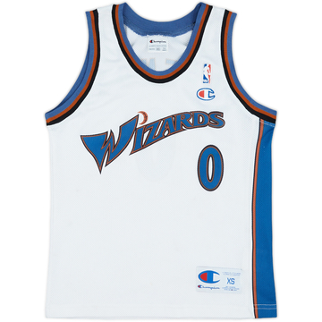 2003-07 Washington Wizards Arenas #0 Champion Home Jersey - 7/10 - (5-6 Years)