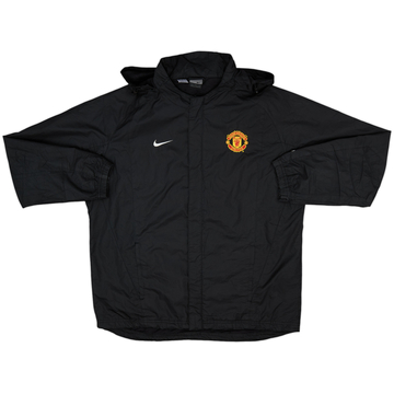 2004-05 Manchester United Hooded Nike Rain Jacket - 8/10 - (M)