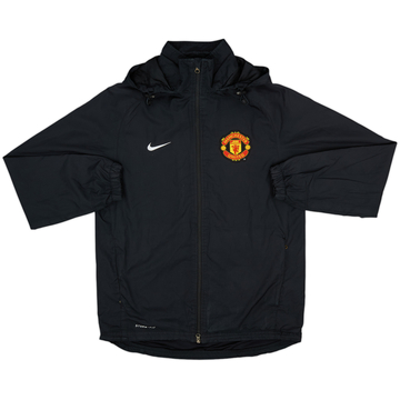 2011-12 Manchester United Nike Hooded Track Jacket - 7/10 - (M)