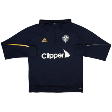 Sudadera de entrenamiento con cremallera de 1/4 adidas del Leeds United 2020-21 - 6/10 - (M)