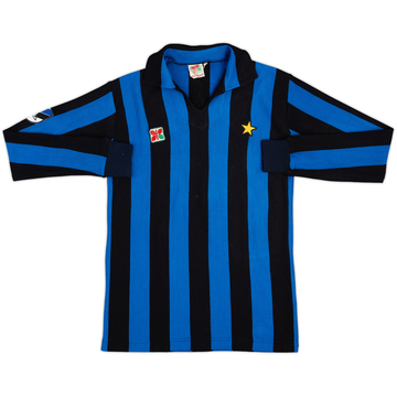 1983-86 Inter de Milán Camiseta de local Manga Larga - 9/10 - (M)