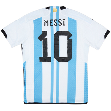 2022-23 Argentina Authentic Home Shirt Messi #10 - 8/10 - (L)