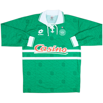 1995-97 Saint Etienne Home L/S Shirt - 10/10 - (XL)